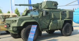 Десантируемый бронеавтомобиль «Тайфун-ВДВ» представлен на «Армии-2022» в экспортном варианте