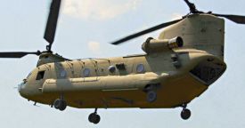 В США прекращены полеты вертолетов «Чинук» из-за возгорания двигателей