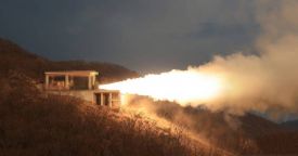 В КНДР состоялись испытания сопла двигателя для гиперзвуковой ракеты