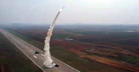 В КНДР прошли испытания новой зенитной управляемой ракеты