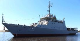 Специальное судно проекта 14400 «Николай Камов» спущено на воду