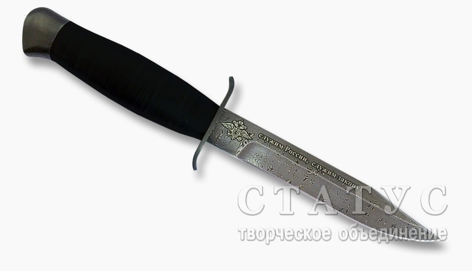 Нож МВД России дамасский